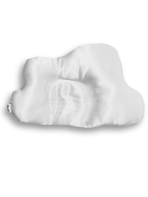 biała jedwabna poduszka headcare w poziomie biała jedwabna poduszka headcare w poziomie